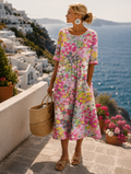 Harper – Floral Summer Midi Dress