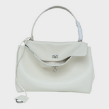Milky white-Silver Buckle