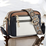 Beige with Black and Brown