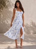 Rosalie – Elegant Floral Midi Dress