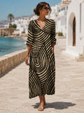 Elodie – Vintage Print Summer Dress