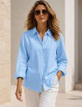 Claire – Elegant Button Blouse