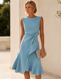 Elise – Draped Midi Dress