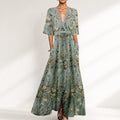 Clara – Elegant Floral Maxi Dress