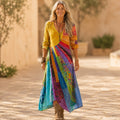 Aurora – Boho Sun Print Dress